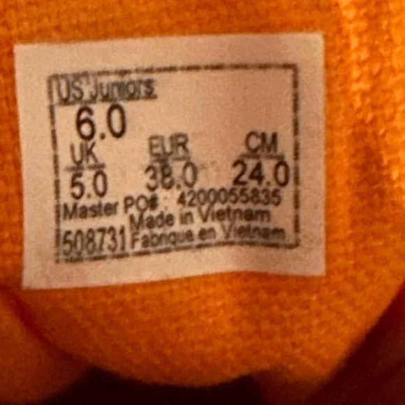 VANS Old Skool Tie Dye Blue, Pink Orange Sneaker Shoe Size 6 Junior - Picture 11 of 11